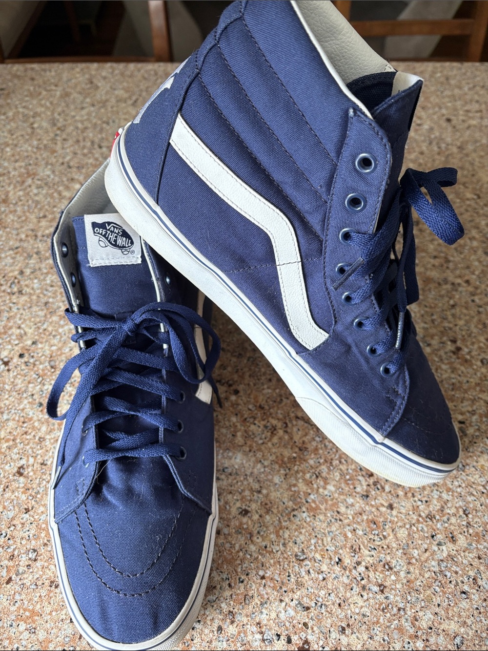 RARE Vans sk8 hi mlb New York Yankees 
Men’s size 12